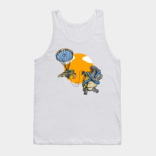 Sea Turtle and Tortoise Parasailing Tank Top